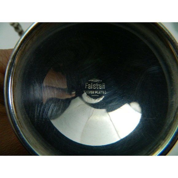 Falstaff Silver Plated Candlesticks Made Spain Twisted Vine Mid Century Set  2 - Picture 10 of 12